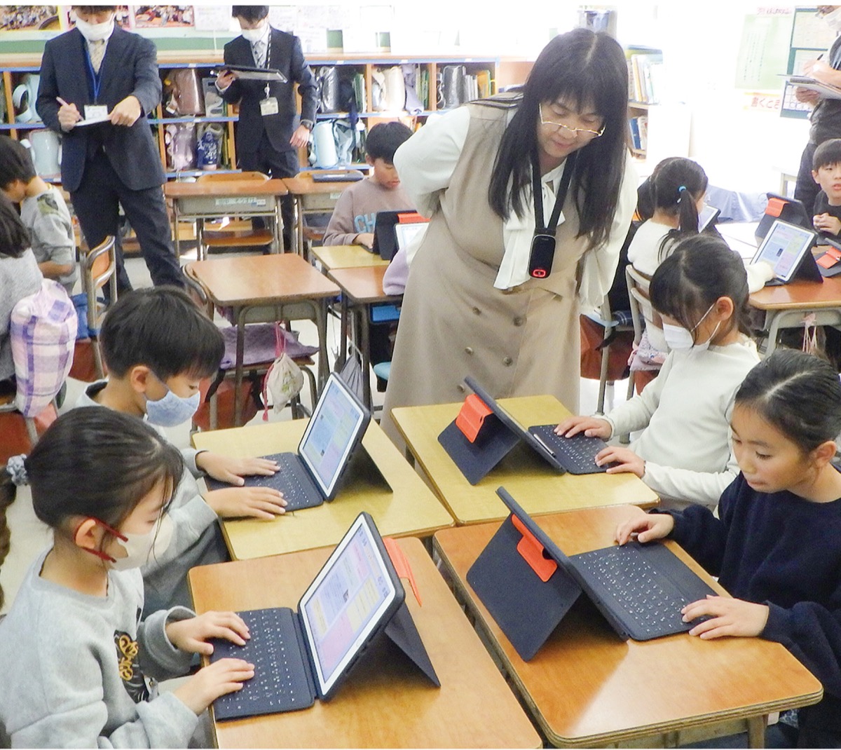 端末活用で深い学びに