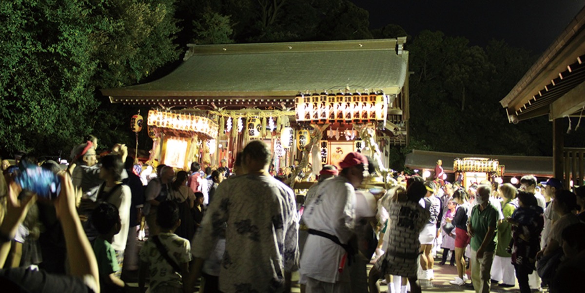 万灯神輿連合渡御=同宮提供