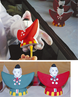 神奈川県の郷土人形に指定されている西瓜天神人形