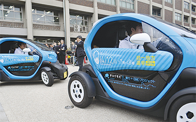 チョイモビで投票ＰＲ