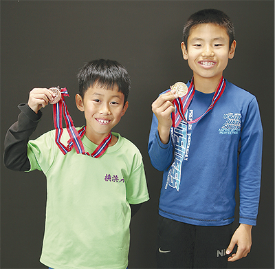 新井くん、優勝に貢献