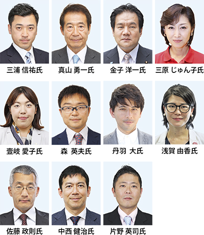 「経済」「憲法」等、賛否分かれる