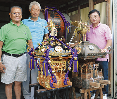 子ども神輿を新調