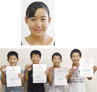 洋二小・山本さんが２位