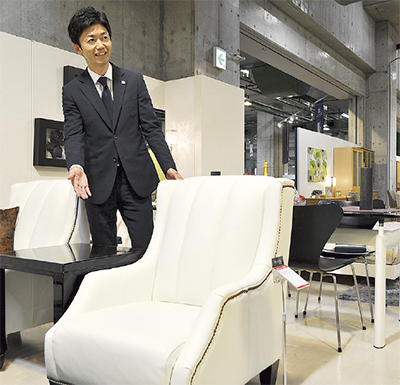 リユース家具を導入