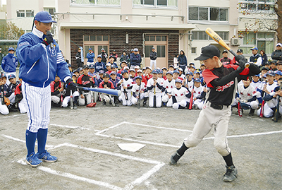 「最後までボール見て」