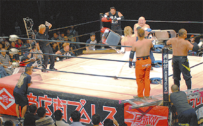 商店街プロレス開催決定