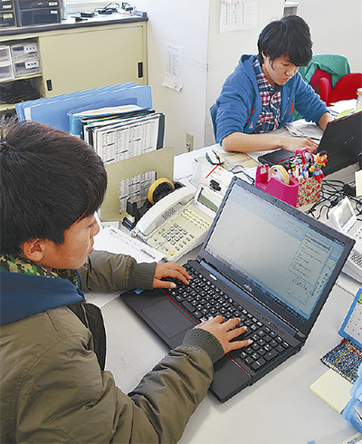 森中生が職場体験