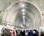 トンネルの見学