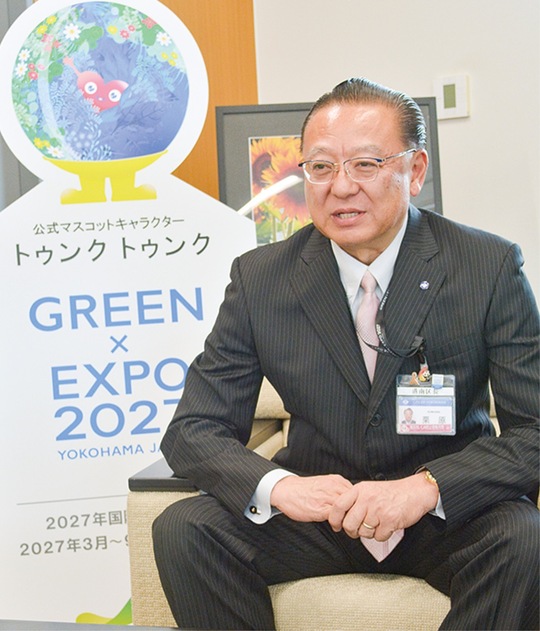 就任４年目を振り返る栗原区長