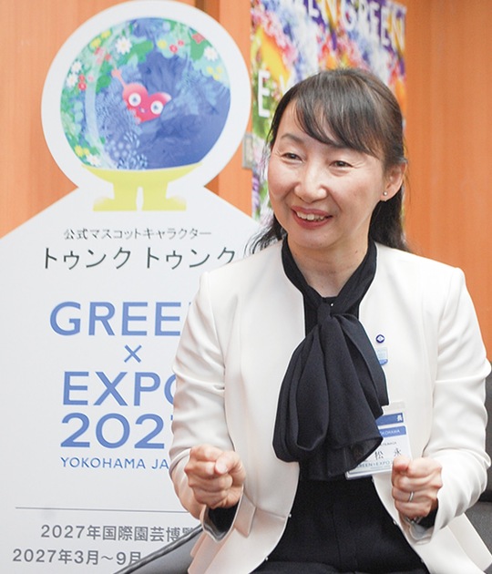 区政を語る松永区長