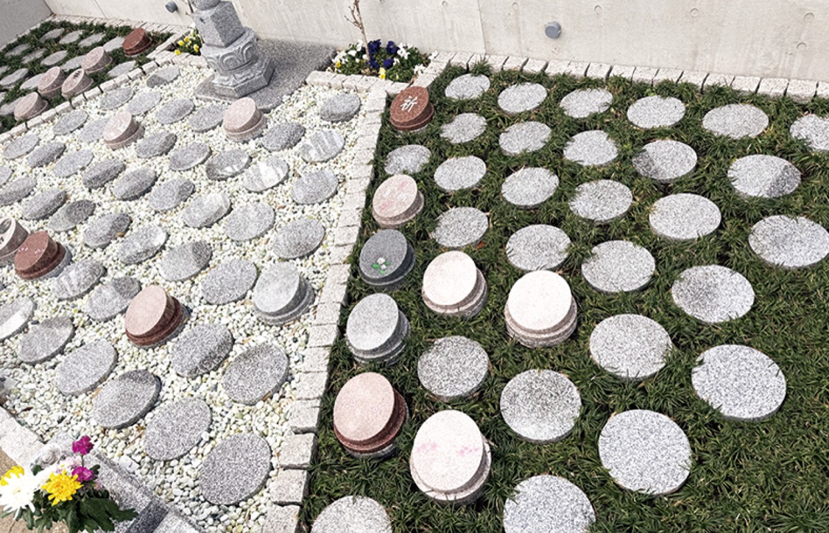 1区画に家族や夫婦だけで入れる