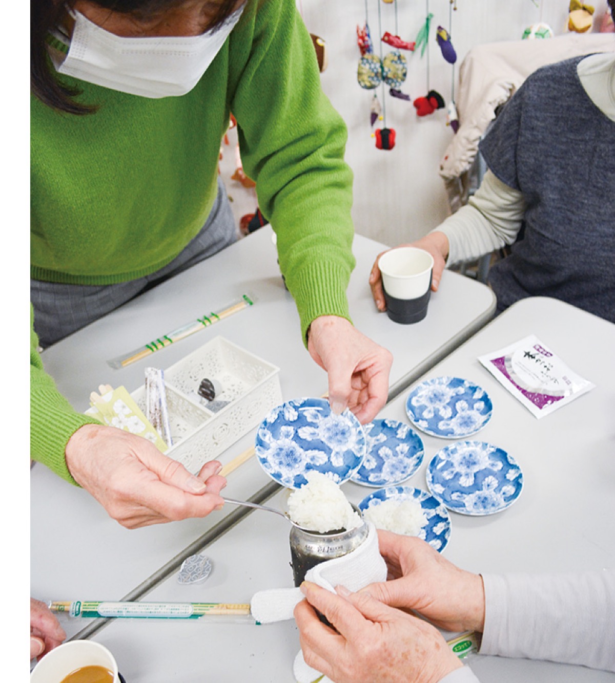 炊き上がったお米