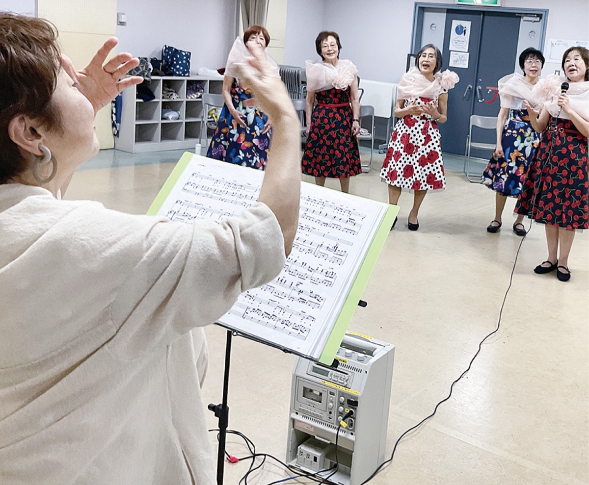 創作スタジオでの練習