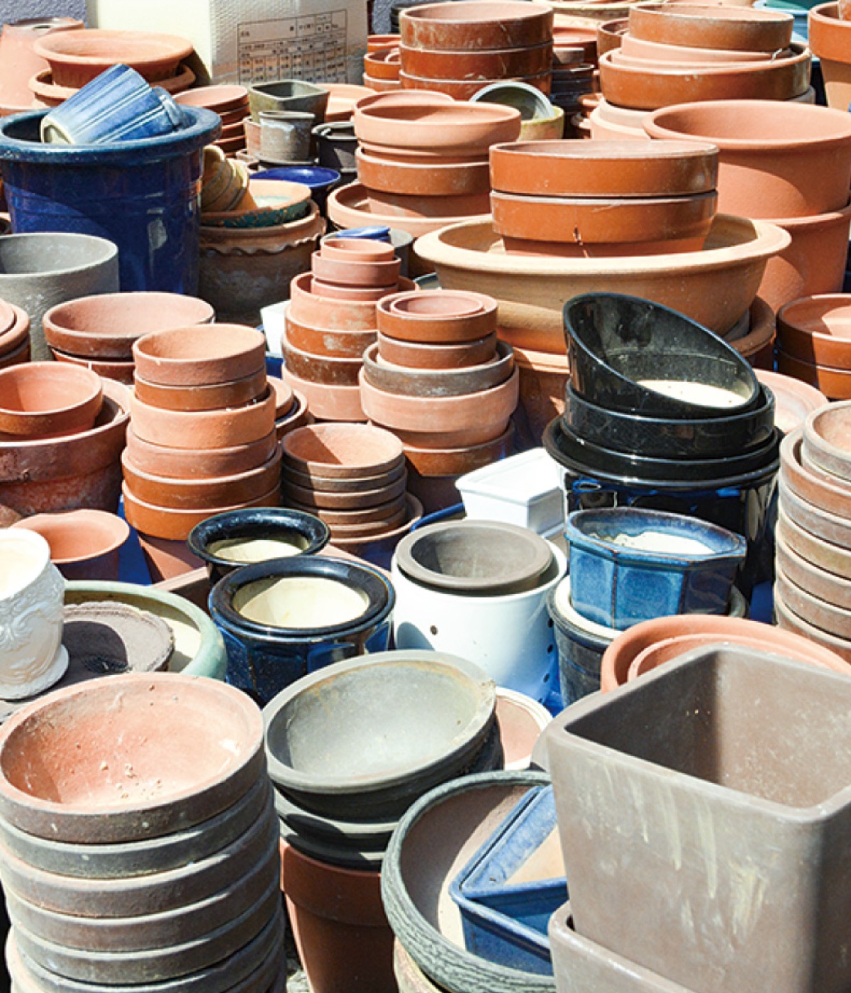 回収した園芸用品