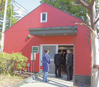 桜川橋南側そばに建設された町内会館