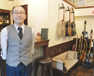 「個人で気軽に練習ができるスタジオを作りたかった」と店長の五十嵐浩之さん
