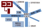 おぎわら隆宏事務所のマップ（生花店の向かい）