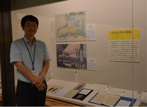 展示を担当した吉﨑さん