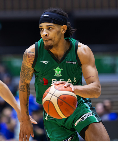 ２日間で62得点をあげた トレイ・ボイドIII選手（横浜エクセレンス提供）