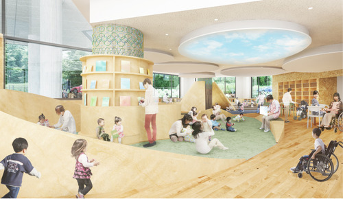 「おやこフロア」のイメージ（市提供）