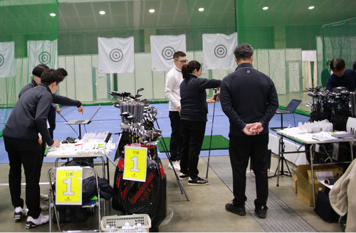 クラブの試打コーナー