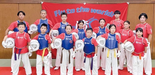 はまっこ道場から出場する選手（１人欠席）/提供写真