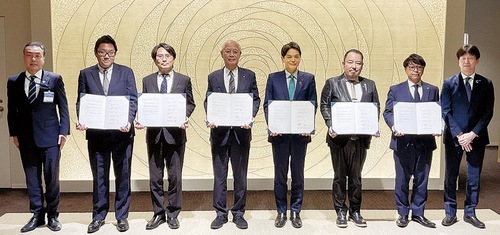 災害協定を結んだ事業者ら