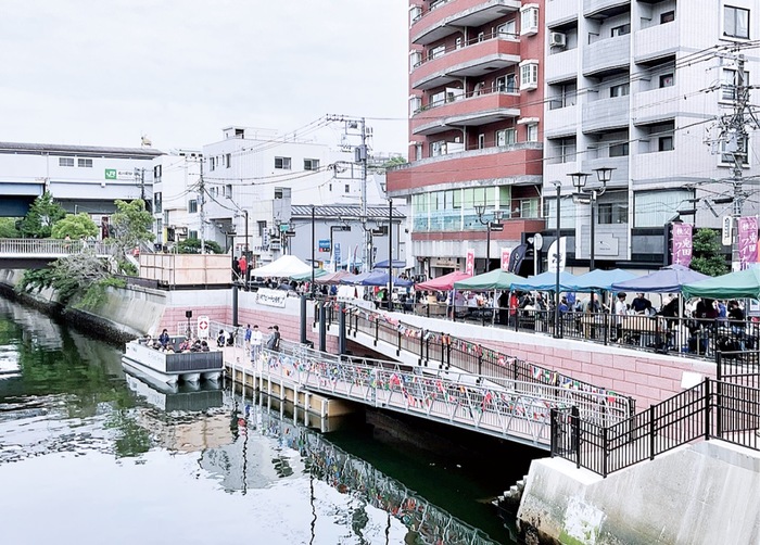 石川町駅南口側の中村川沿い「石川町フェリーチェ桟橋」が完成　新たなにぎわい創出の拠点に