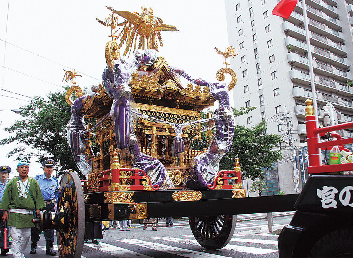 横浜一の 大神輿 練り歩く 14日から日枝神社例大祭 中区 西区 タウンニュース