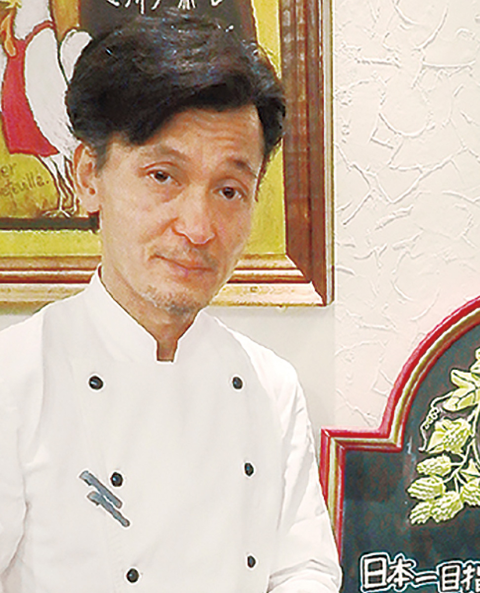 横浜ブギのオーナー、岡添さん（写真は２０１７年５月撮影）