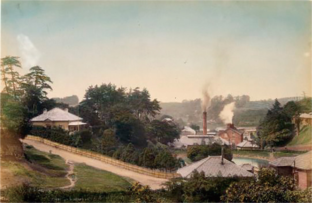 良質で豊かな水に恵まれビール工場が誕生した町