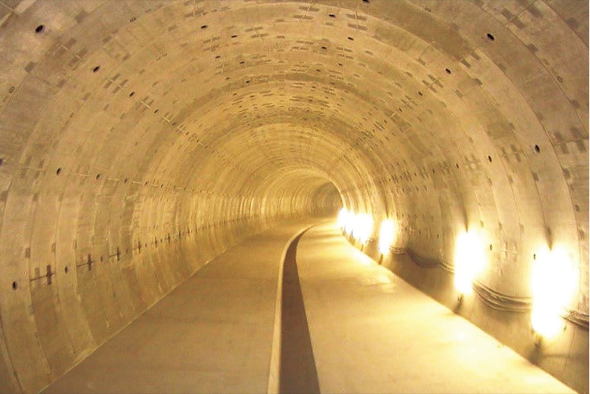 整備が進む雨水幹線（イメージ）