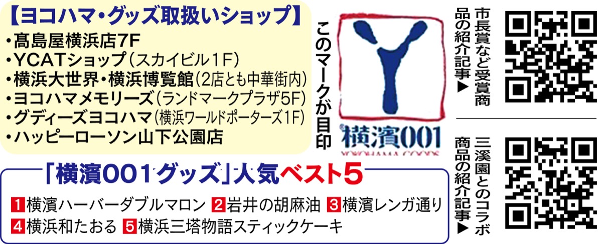 帰省土産やプレゼントに 良質な横濱グッズを 横濱グッズ００１ 中区 西区 タウンニュース