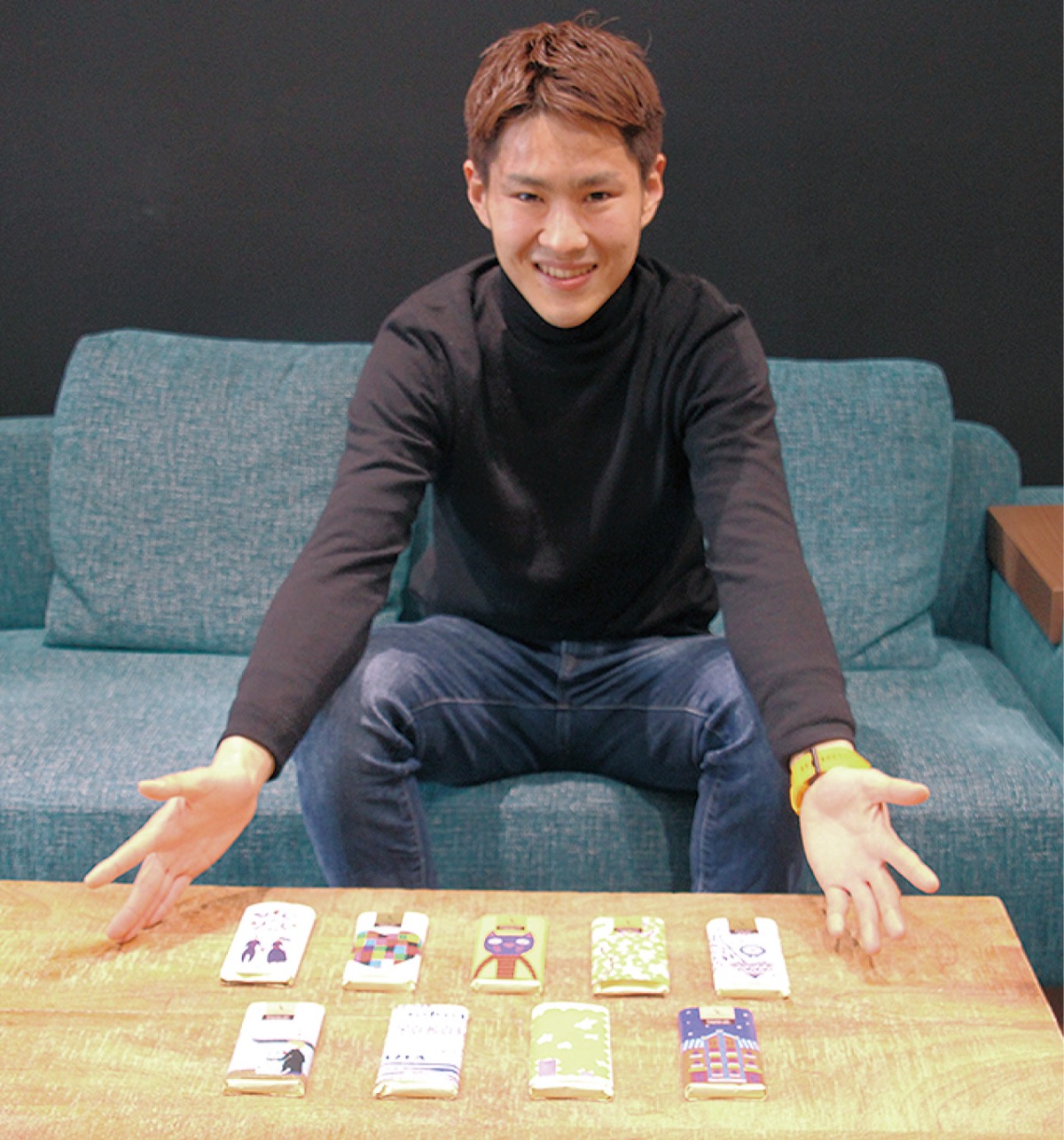 クラフトチョコを手掛ける佐々部さん