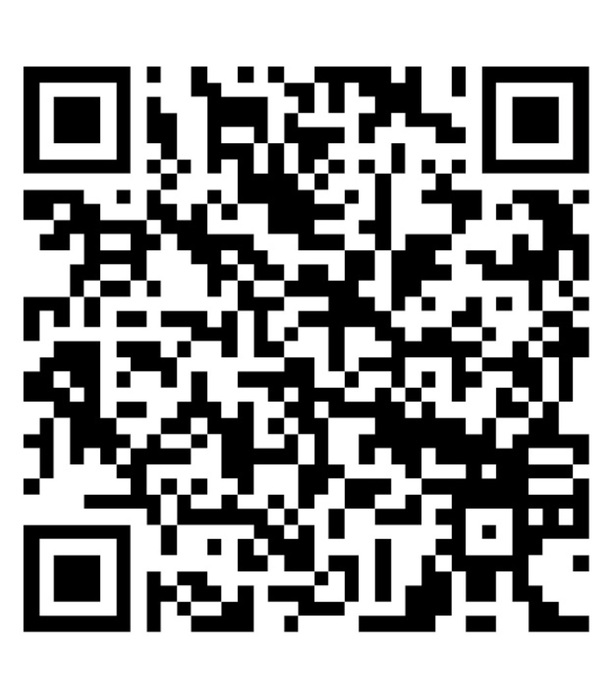 ウェブサイトの二次元コード