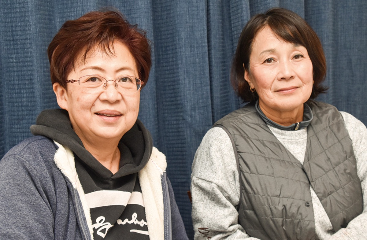活動拠点について語る運営団体代表の伊藤さん(左)と運営担当の秋末さん