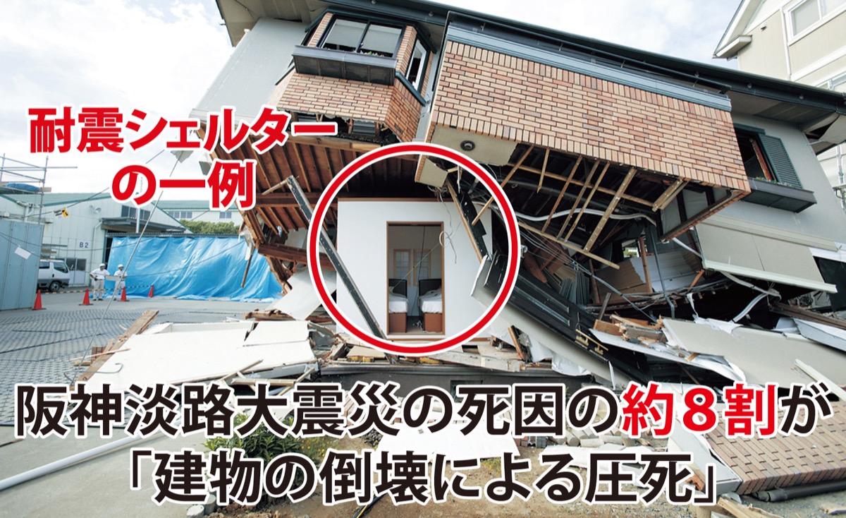 大地震の倒壊から命を守る (写真1)