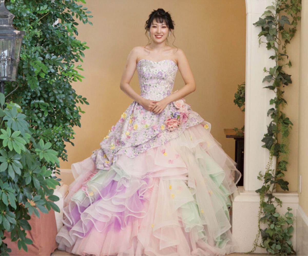 ドレスの前撮りプランも