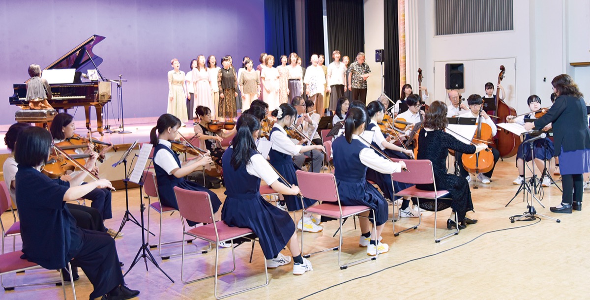 校歌の旋律つなぐ