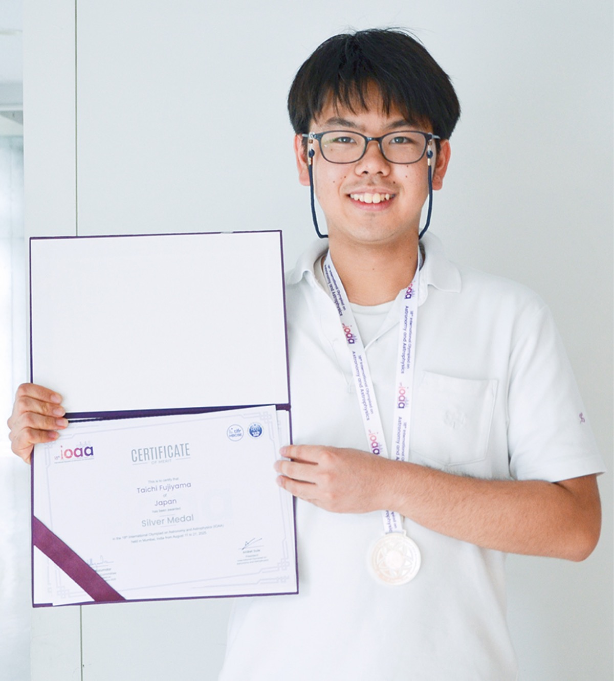 天文オリンピックで「銀」