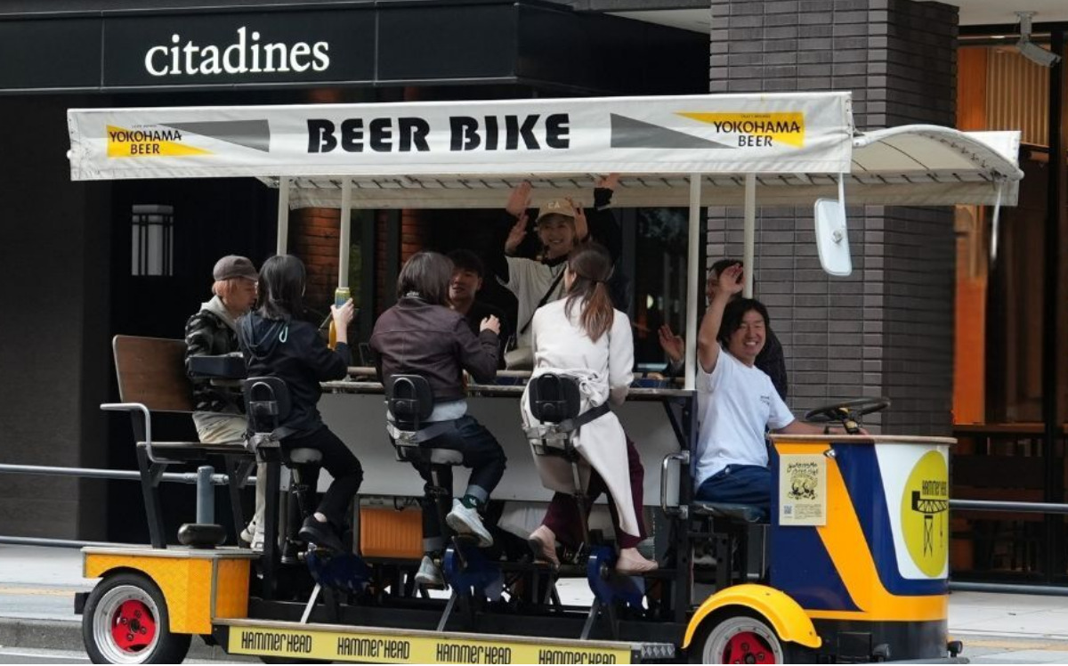 「ビアバイク」でローカルフードとのペアリングと夜景楽しむ 11月19日、12月17日に中区のホテルがコラボツアー