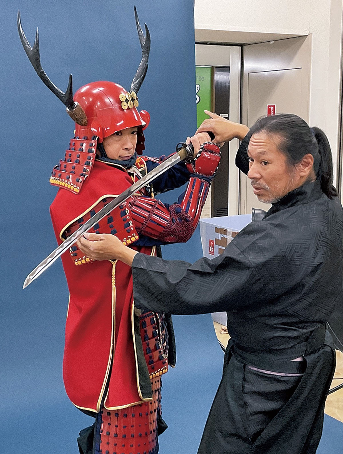 きものフェスに「武者見参」