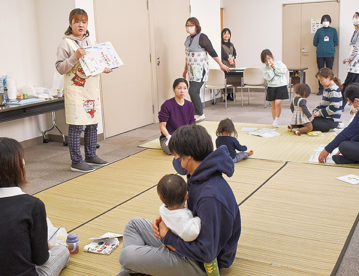 歯ぴか教室の様子