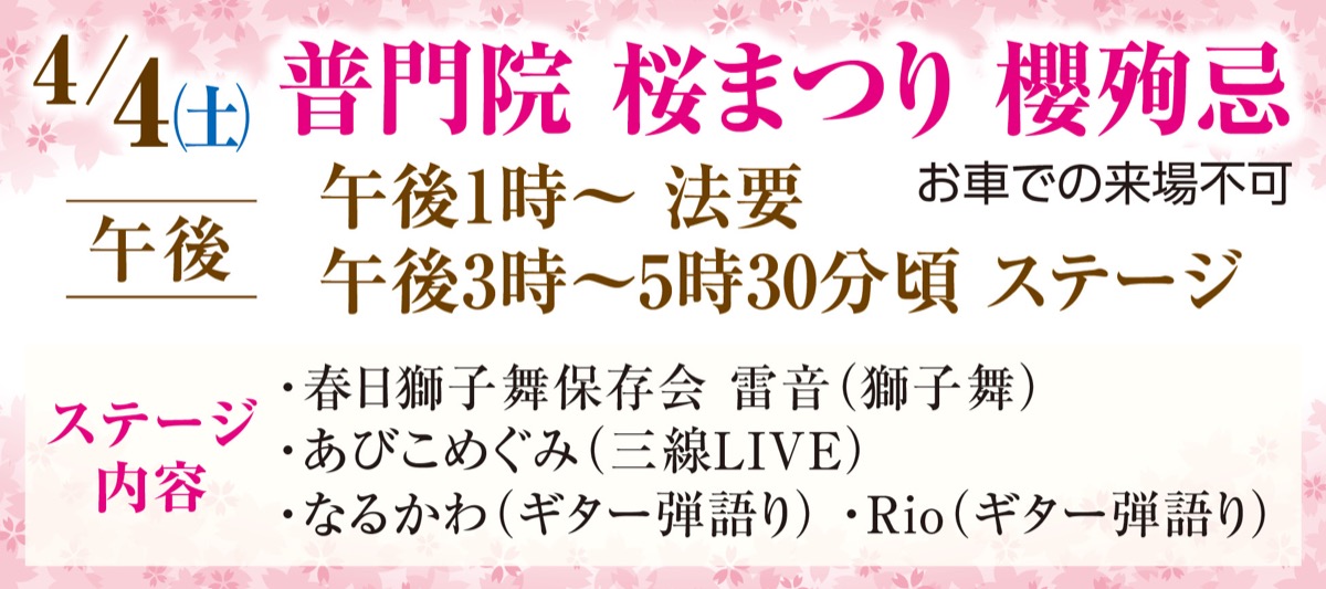 ｢しだれ桜の寺｣でまつり (写真2)