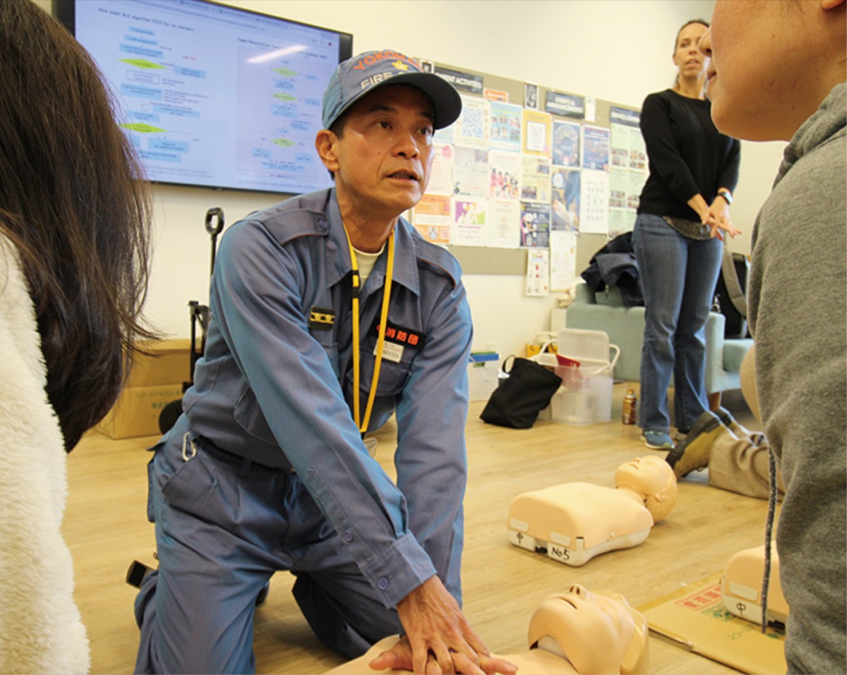 防災活動に参加する中区の外国人居住者（写真：中区多文化共生推進アクションプランより抜粋）