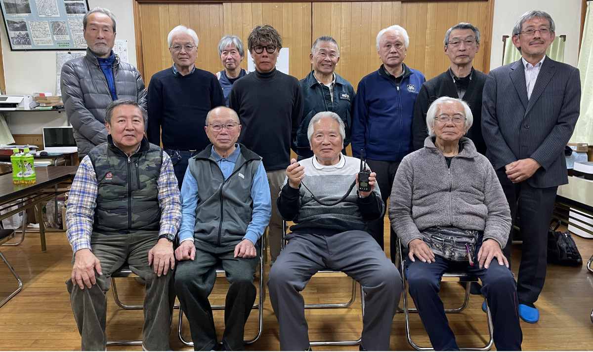 説明会に参加した各町内会の役員ら