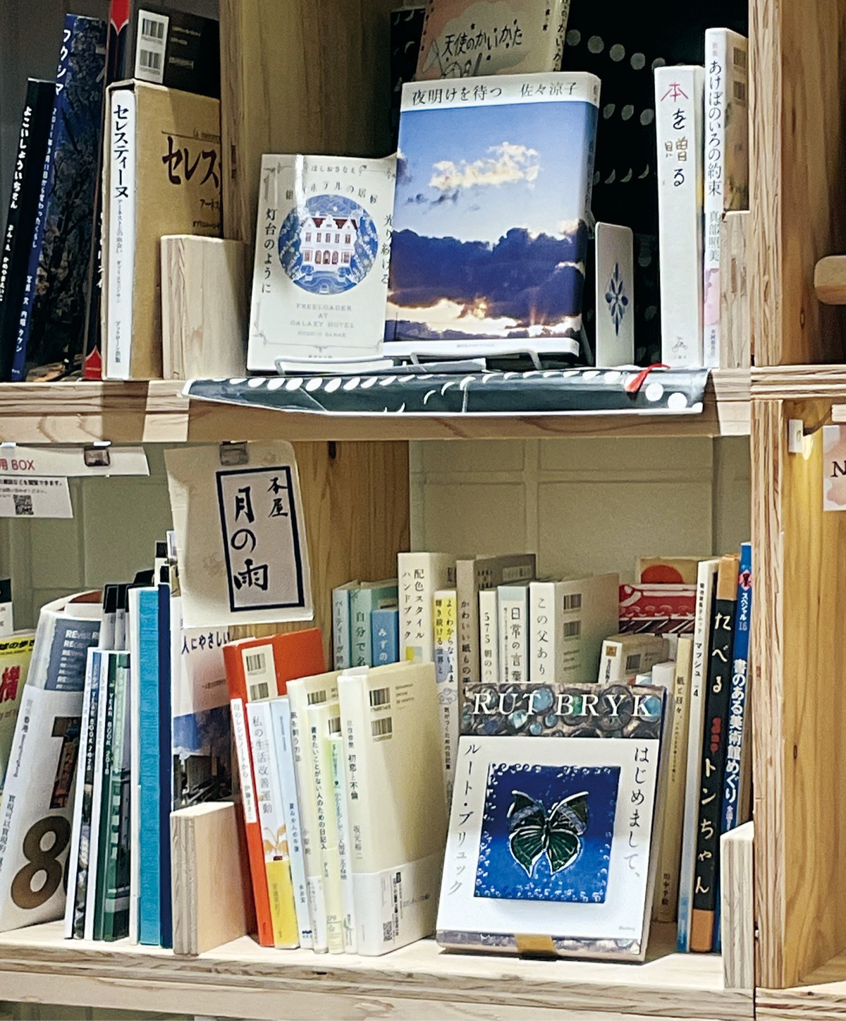 小さな棚に「好き」が詰まっている。専門書など他では手に入らない珍しい本が並ぶことも多いという