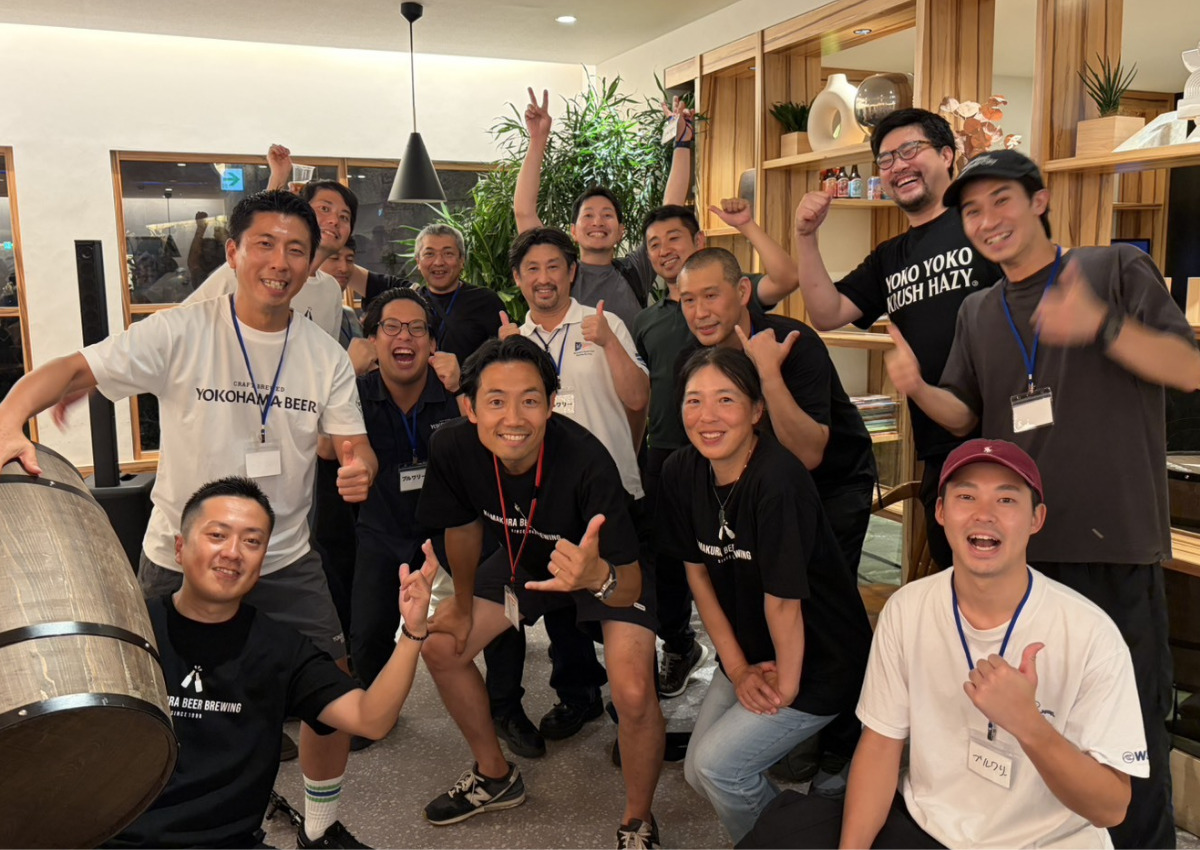今回参加した６ブルワリーの関係者ら