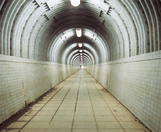 ルートの一つ大原隧道